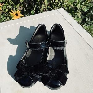 Size 12 black girls dress shoes